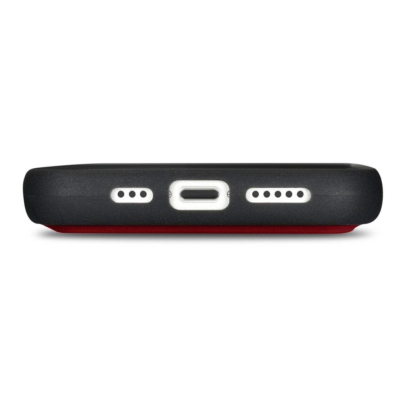 iCarer odinis 2in1 RFID dėklas iPhone 14 Pro Max – raudonas