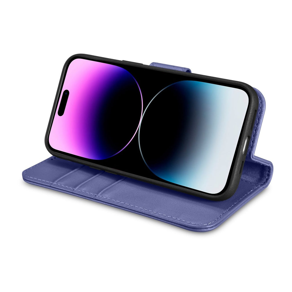 iCarer odinis Anti-RFID dėklas iPhone 14 Pro Max – violetinis
