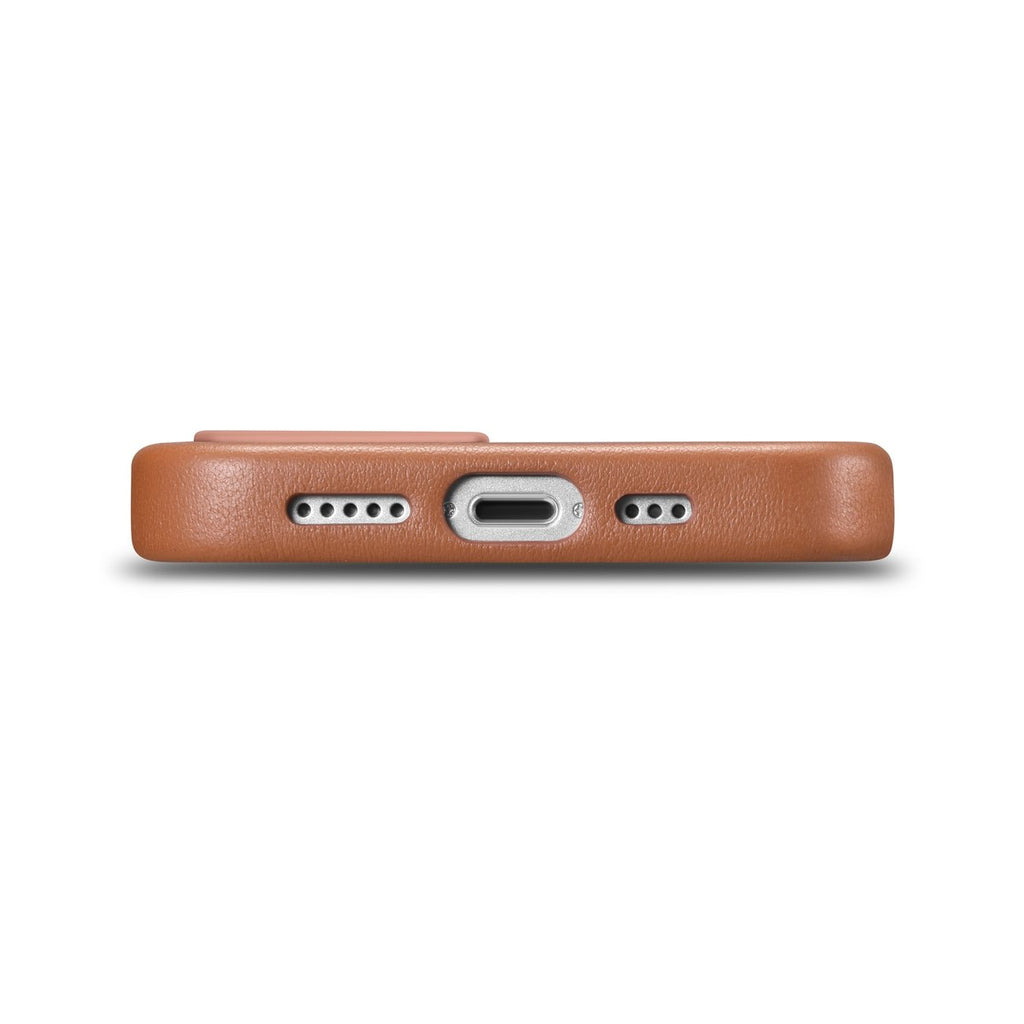 iCarer odinis MagSafe dėklas iPhone 14 Plus – rudas