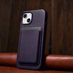 iCarer odinis MagSafe dėklas iPhone 14 Plus – tamsiai violetinis