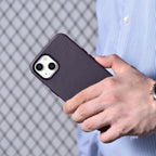 iCarer odinis MagSafe dėklas iPhone 14 Plus – tamsiai violetinis