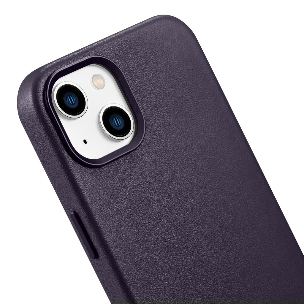 iCarer odinis MagSafe dėklas iPhone 14 Plus – tamsiai violetinis
