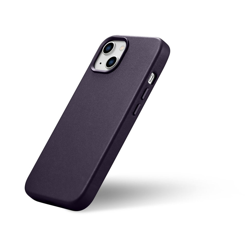 iCarer odinis MagSafe dėklas iPhone 14 Plus – tamsiai violetinis