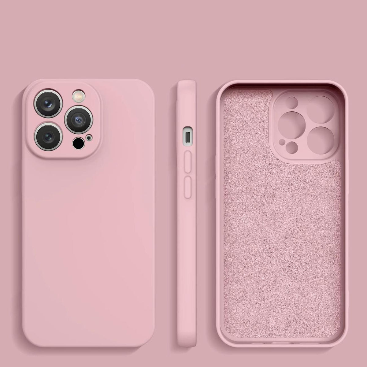 Silikoninis dėklas iPhone 14 Plus – rožinis