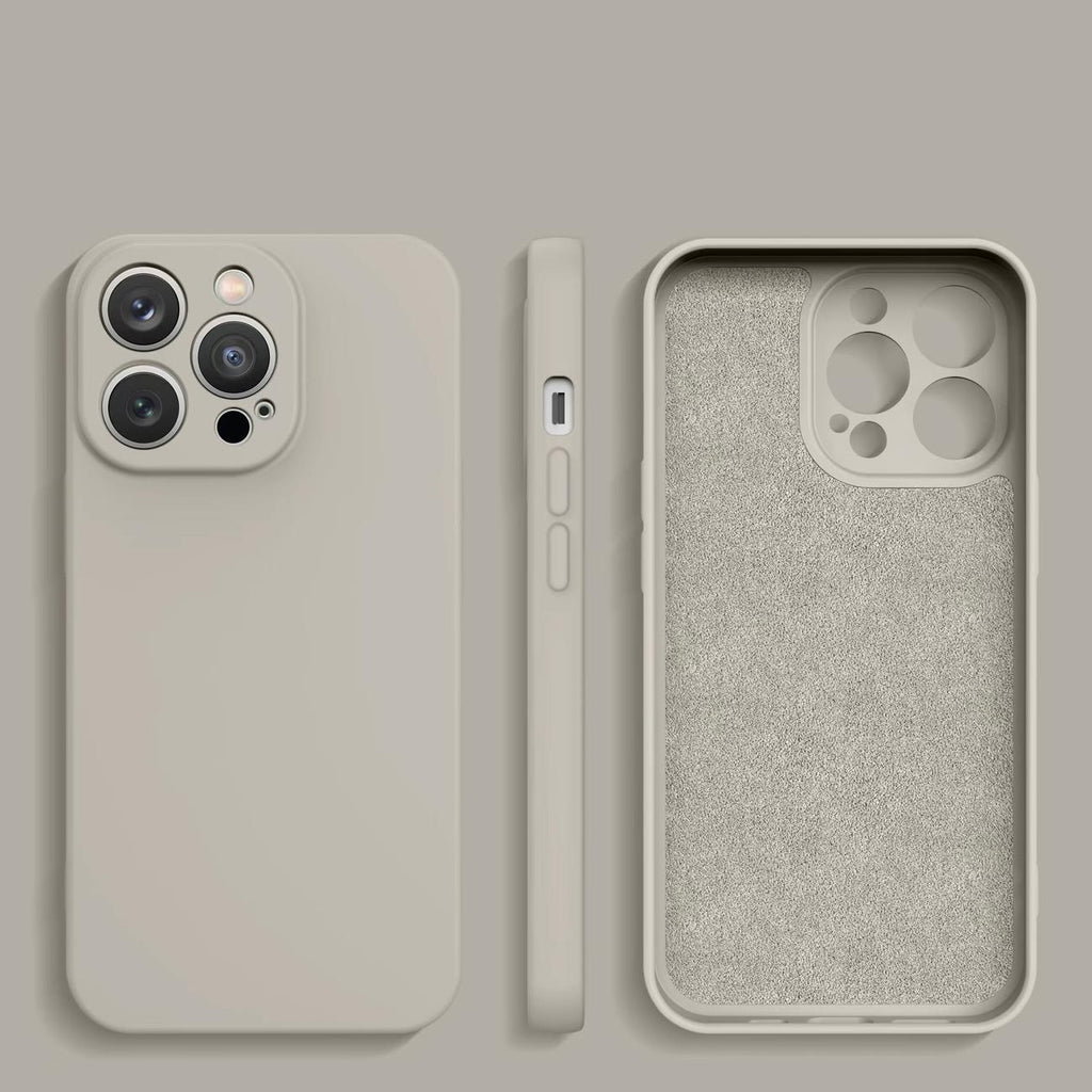 Silikoninis dėklas iPhone 14 Plus – smėlio