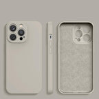 Silikoninis dėklas iPhone 14 Plus – smėlio
