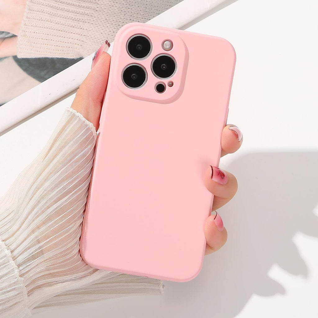 Silikoninis dėklas iPhone 14 Plus – smėlio
