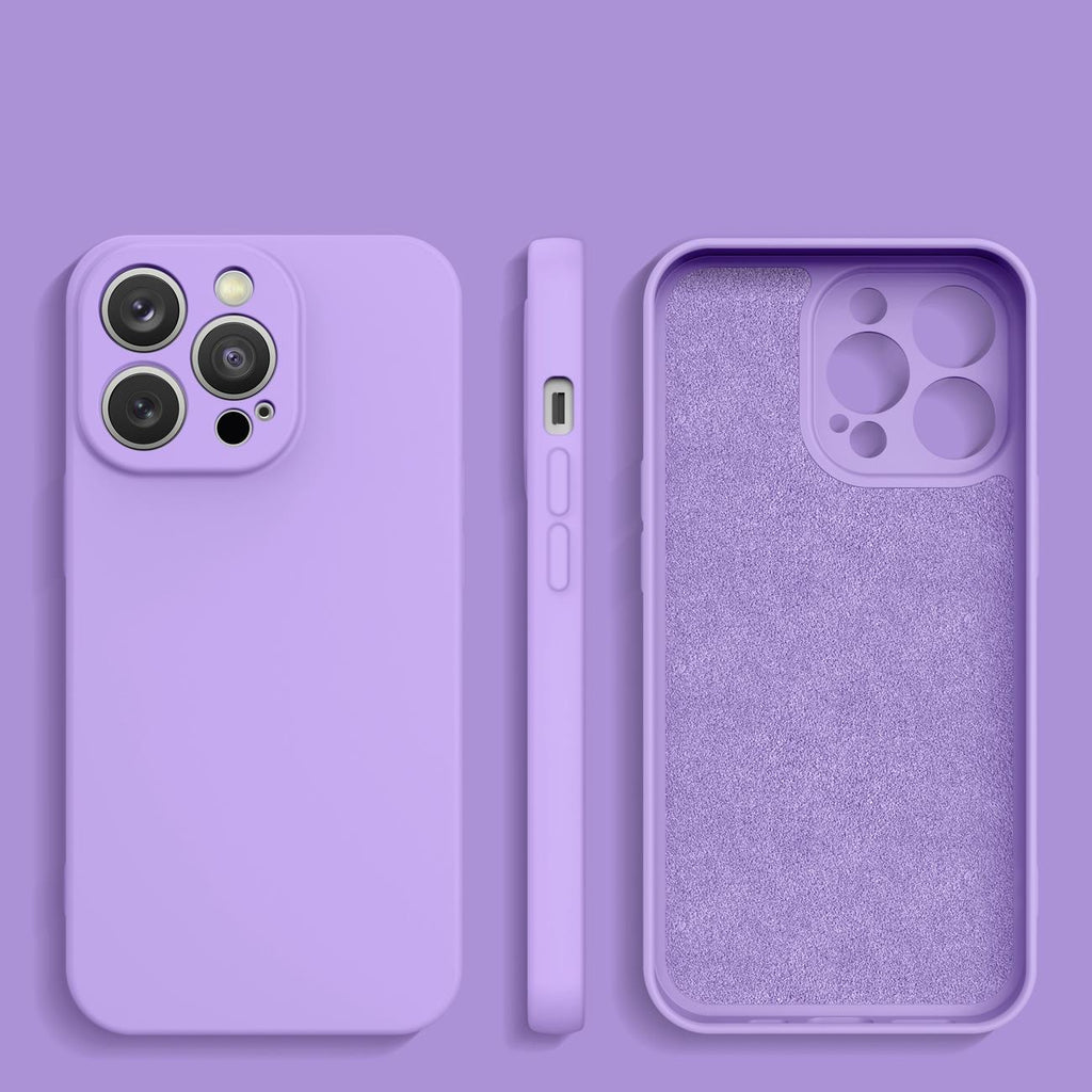 Silikoninis dėklas iPhone 14 Plus – violetinis