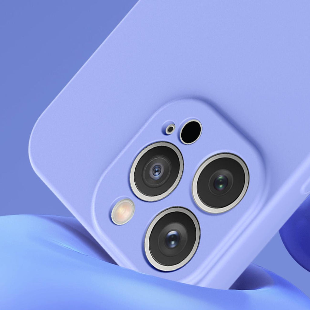 Silikoninis dėklas iPhone 14 Plus – violetinis