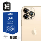 iPhone 13 Pro Max / 13 Pro 9H fotoaparato stiklas, skirtas 3mk objektyvo apsaugai Pro serijos objektyvas – auksinis