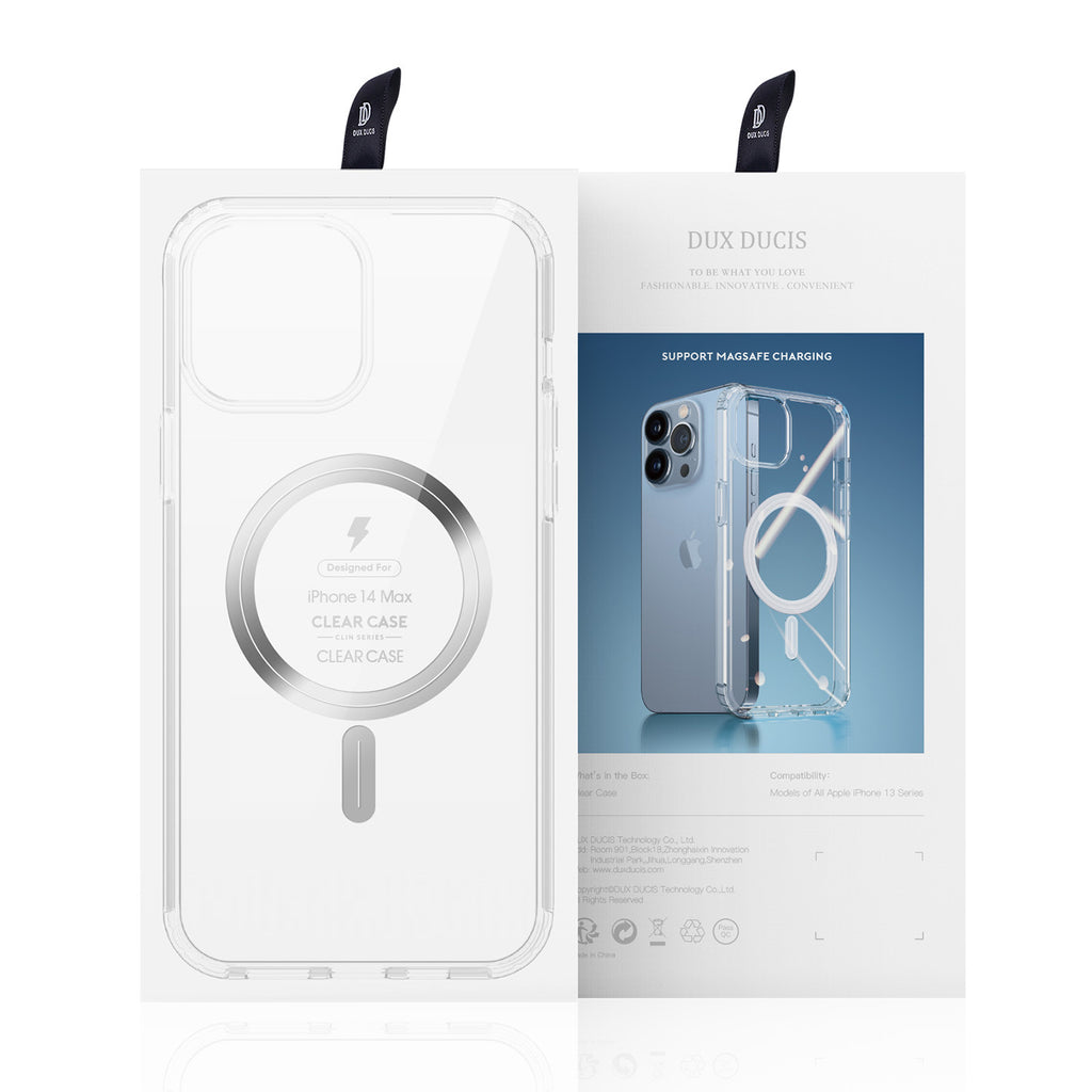 MagSafe skaidrus dėklas iPhone 14 Plus
