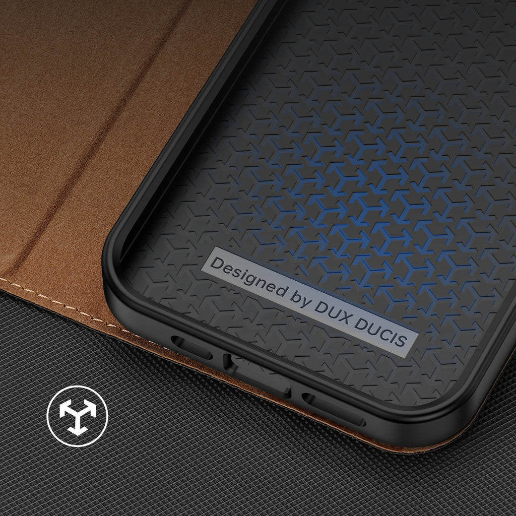 Dux Ducis Skin X2 dėklas iPhone 14 Plus – rudas