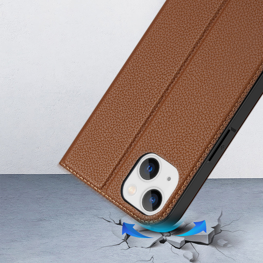 Dux Ducis Skin X2 dėklas iPhone 14 Plus – rudas