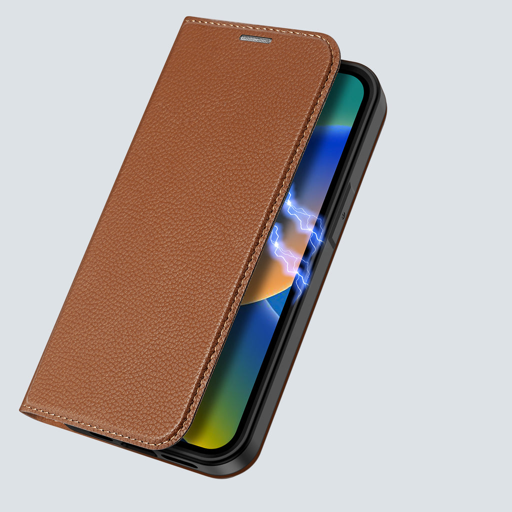Dux Ducis Skin X2 dėklas iPhone 14 Plus – rudas