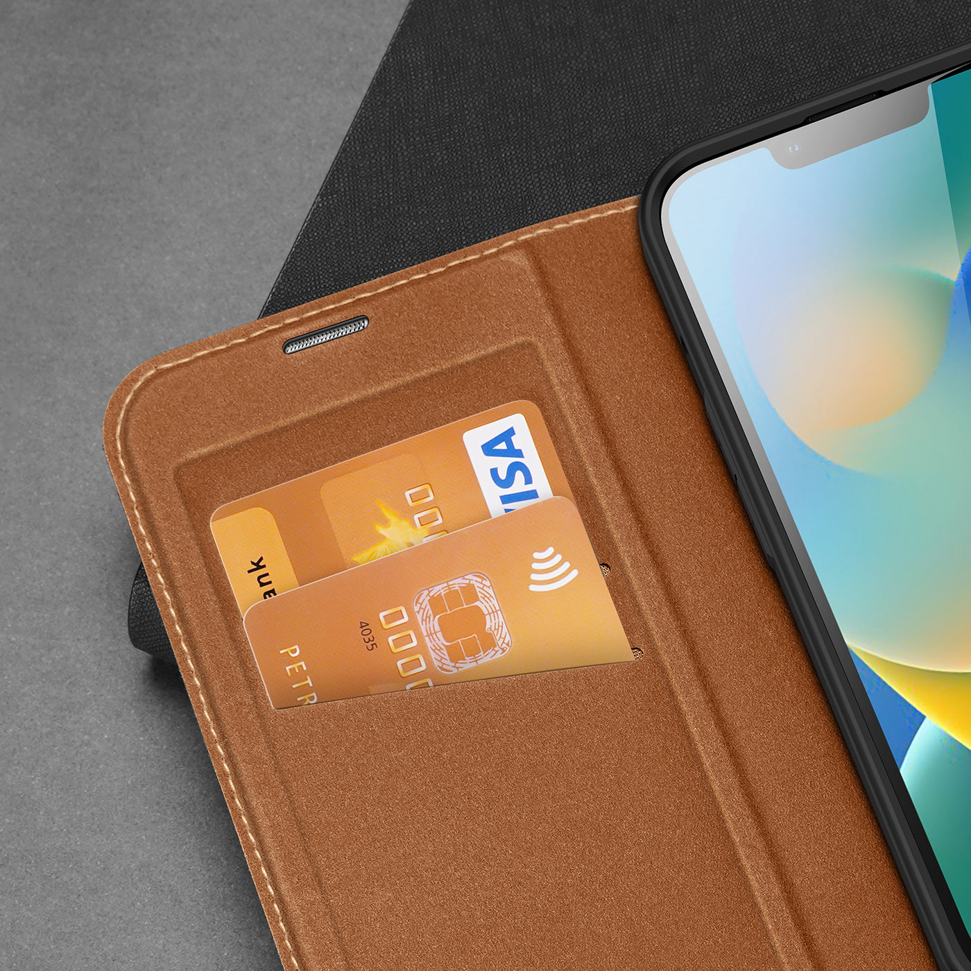 Dux Ducis Skin X2 dėklas iPhone 14 Plus – rudas