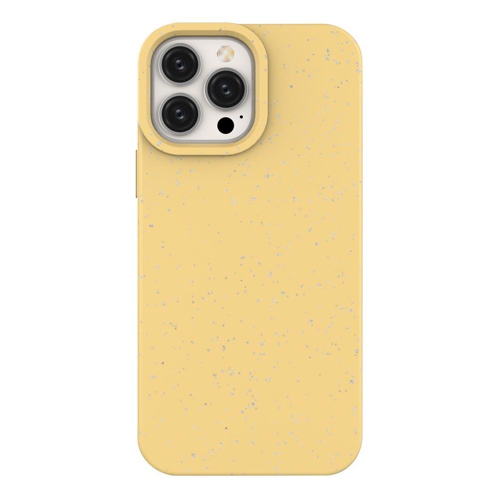 Silikoninis Eco Case dėklas iPhone 14 Plus – geltonas