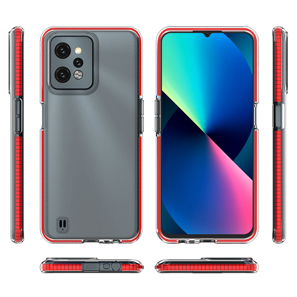 Silikoninis dėklas Realme C31 su rėmeliu – šviesiai mėlynas -- Realme C31