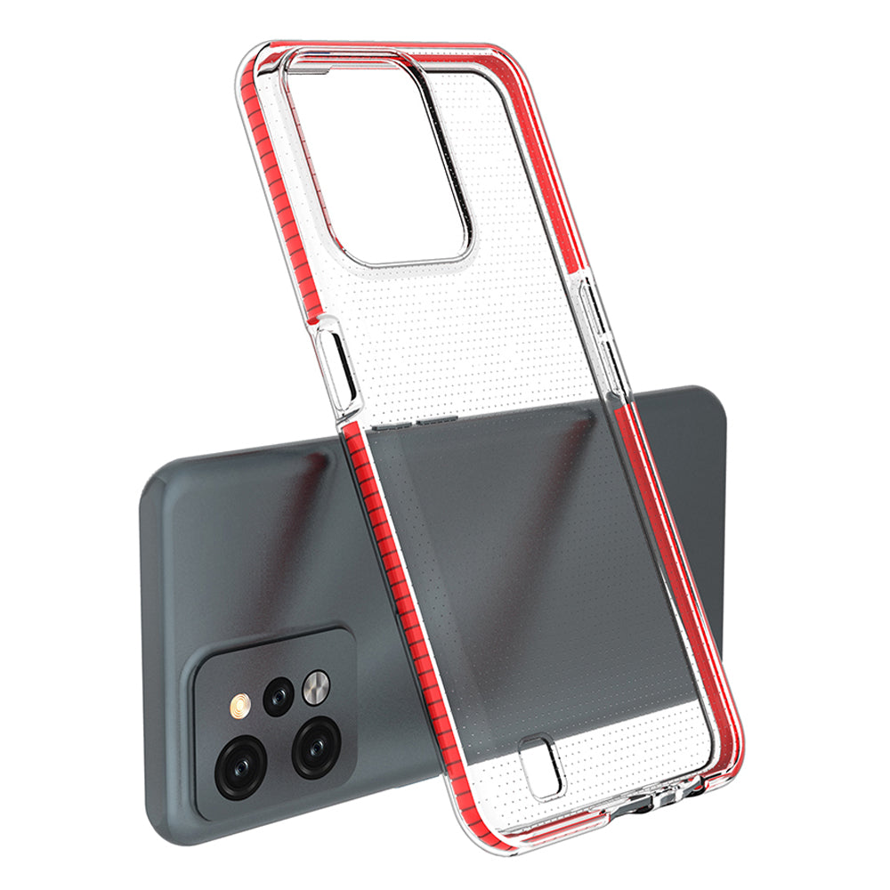 Silikoninis dėklas Realme C31 su rėmeliu – šviesiai mėlynas -- Realme C31