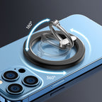 Joyroom daugiafunkcis magnetinis automobilinis laikiklis su žiedu telefonui juodas (JR-ZS294)
