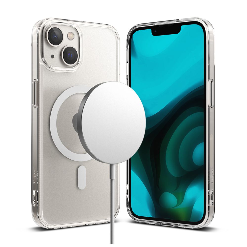 Ringke Fusion Magnetic MagSafe dėklas iPhone 14 Plus – skaidrus -- iPhone 14 Plus