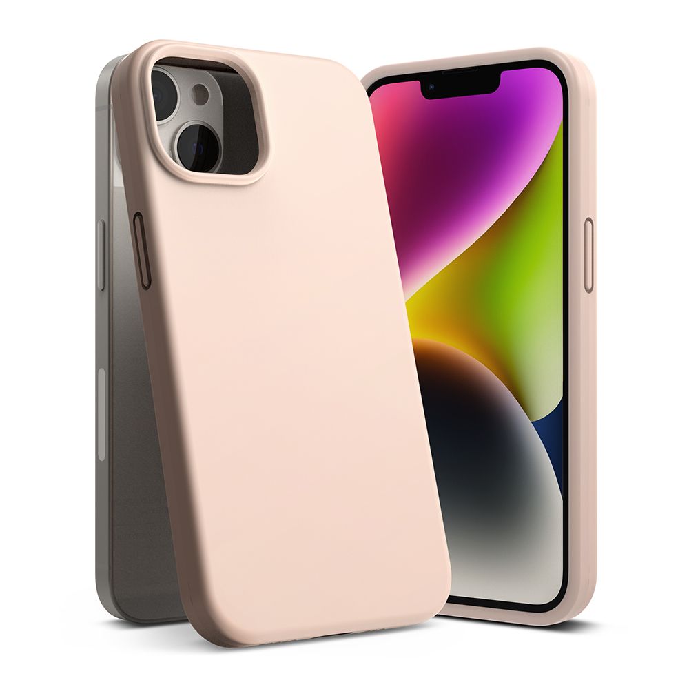 Ringke silikoninis dėklas iPhone 14 Plus – Pink Sand -- iPhone 14 Plus