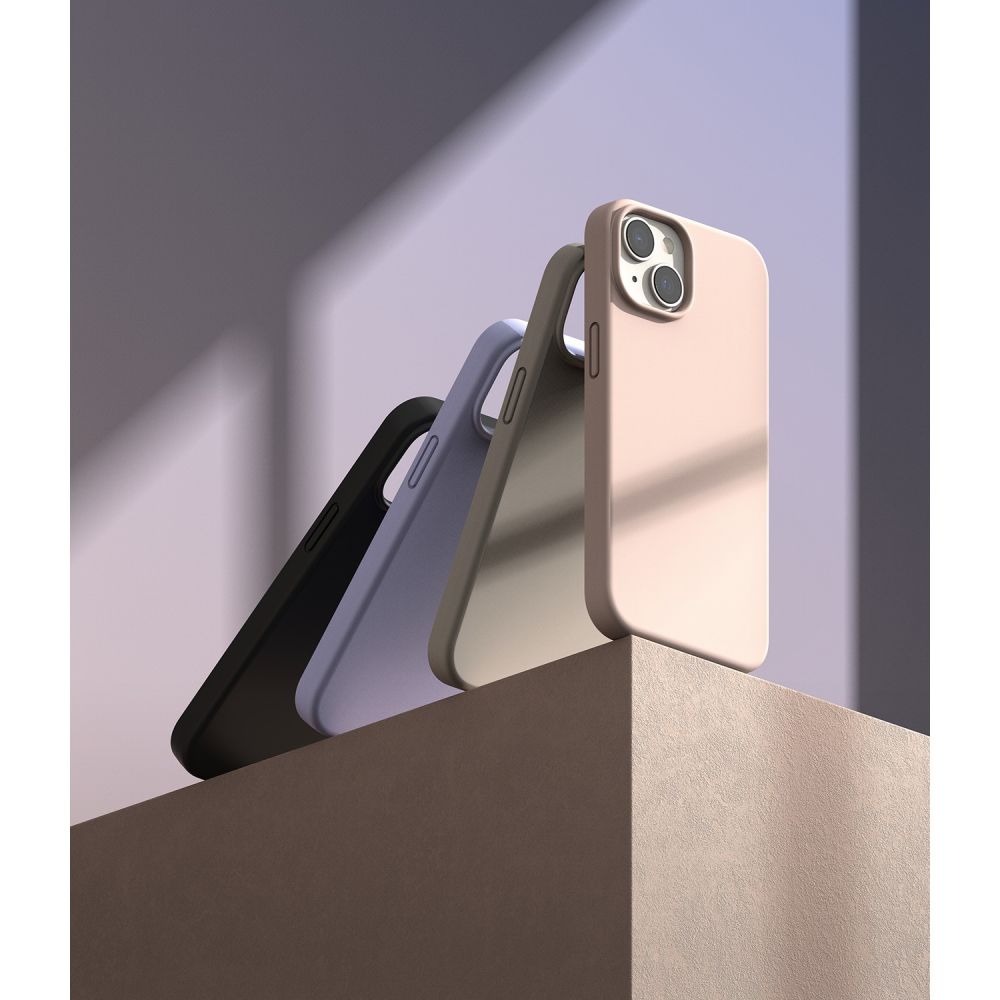 Ringke silikoninis dėklas iPhone 14 Plus – Pink Sand -- iPhone 14 Plus