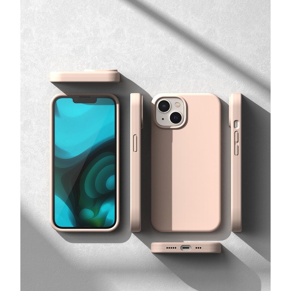 Ringke silikoninis dėklas iPhone 14 Plus – Pink Sand -- iPhone 14 Plus