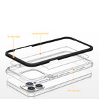 Skaidrus „Clear 3in1“ dėklas Samsung Galaxy A03 – mėlynas -- Samsung Galaxy A03