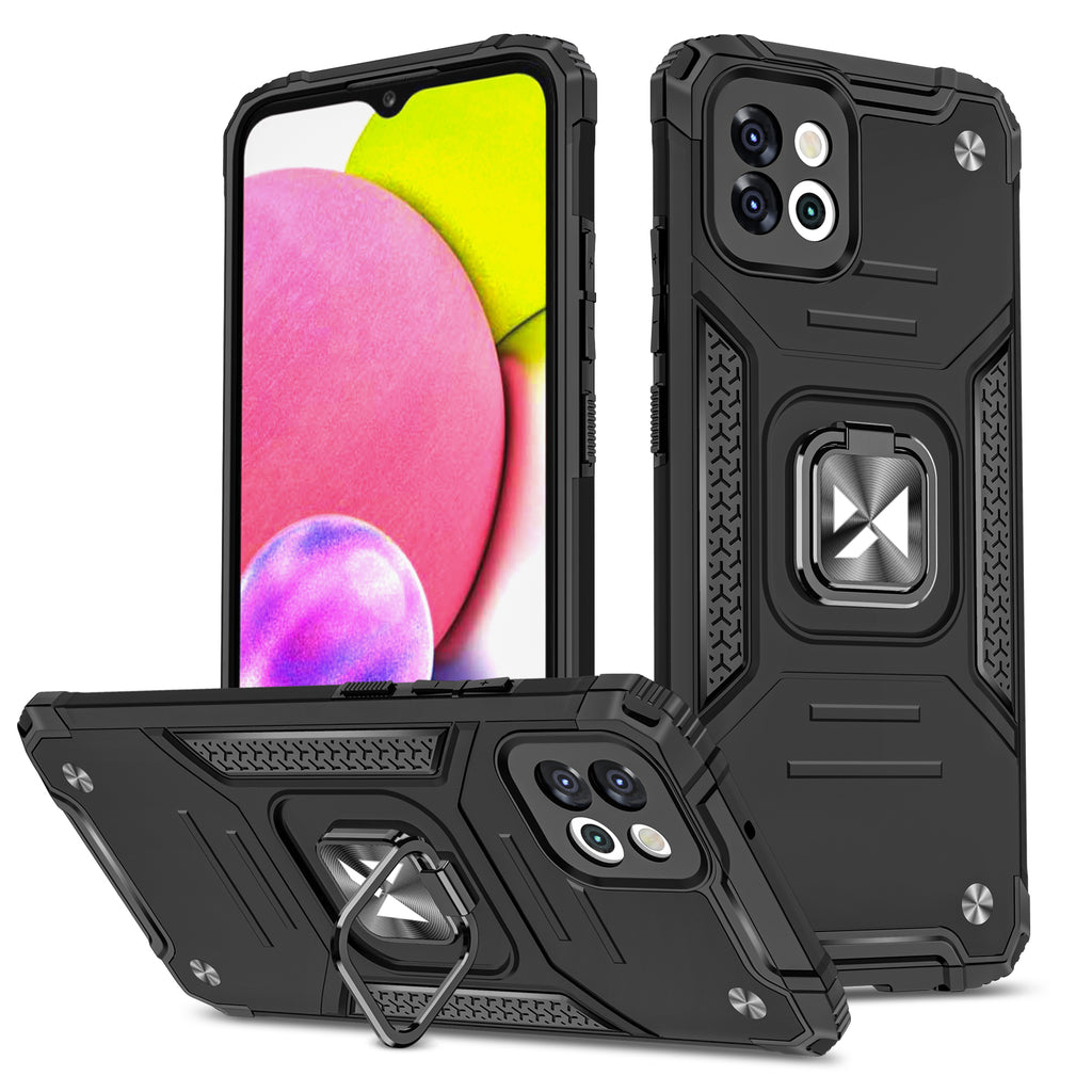 Wozinsky Ring Armor dėklas Samsung Galaxy A03 – juodas su žiedu -- Samsung Galaxy A03