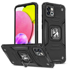 Wozinsky Ring Armor dėklas Samsung Galaxy A03 – juodas su žiedu -- Samsung Galaxy A03