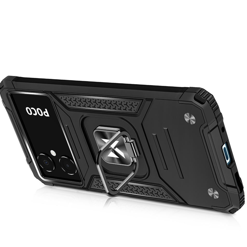 Wozinsky Ring Armor dėklas Samsung Galaxy A03 – juodas su žiedu -- Samsung Galaxy A03