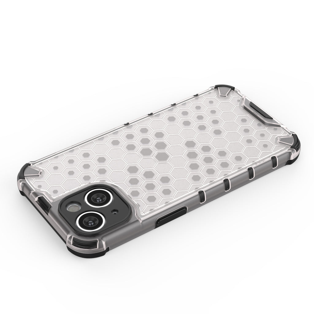Honeycomb šarvuotas dėklas iPhone 14 – mėlynas