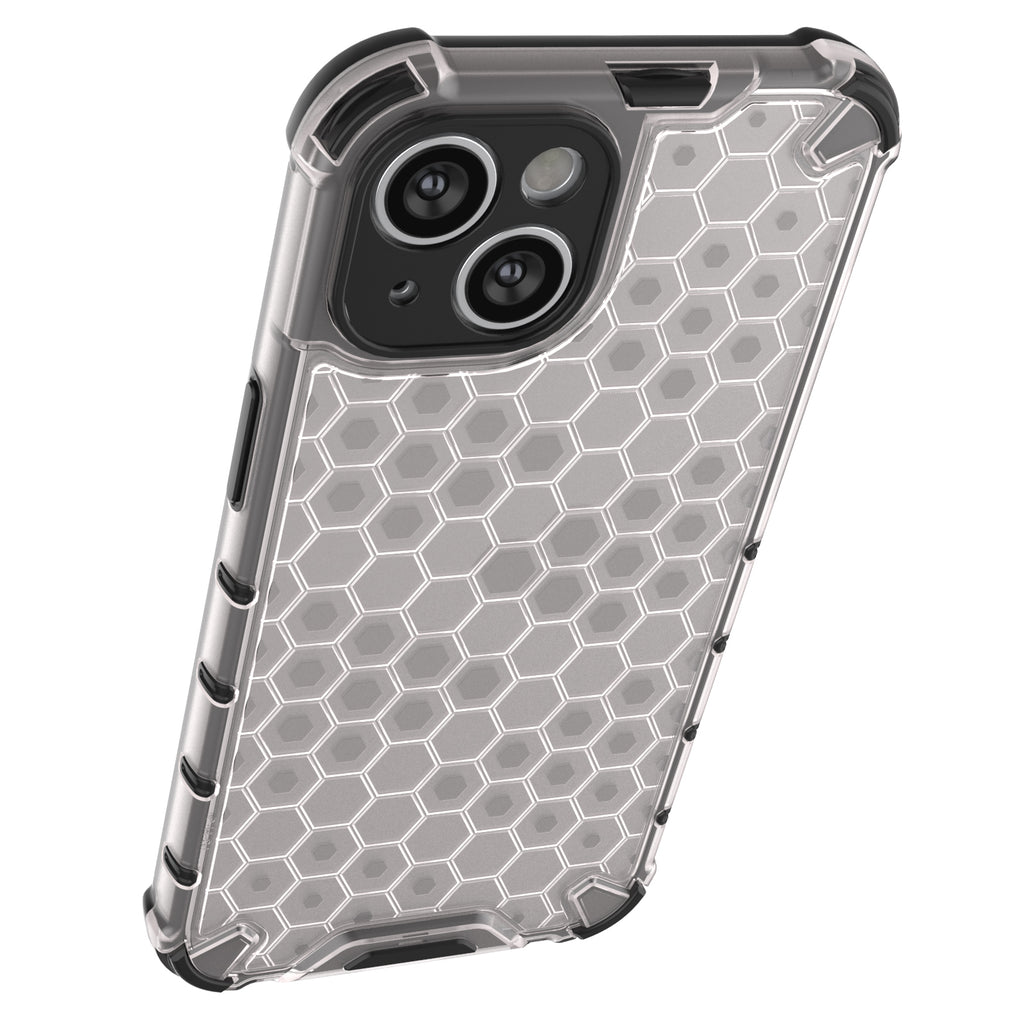 Honeycomb šarvuotas dėklas iPhone 14 – mėlynas