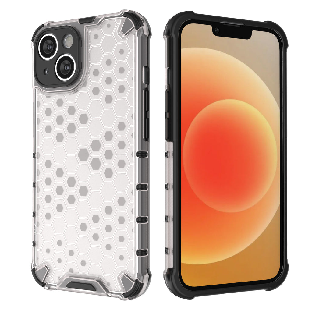 Honeycomb šarvuotas dėklas iPhone 14 – mėlynas