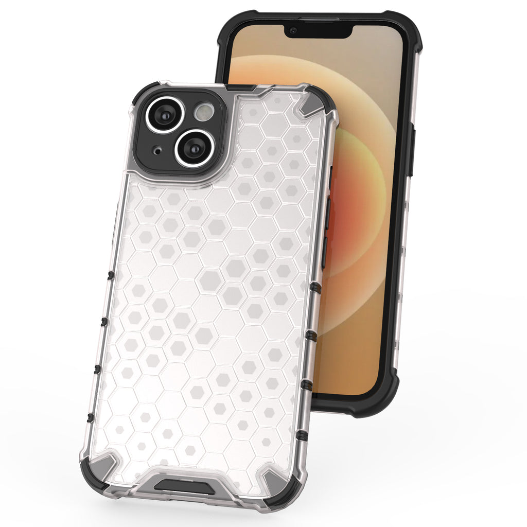 Honeycomb šarvuotas dėklas iPhone 14 – mėlynas