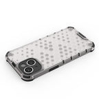 Skaidrus hibridinis dėklas iPhone 14 „Honeycomb“