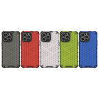 Honeycomb apsauginis dėklas iPhone 14 Pro – juodas