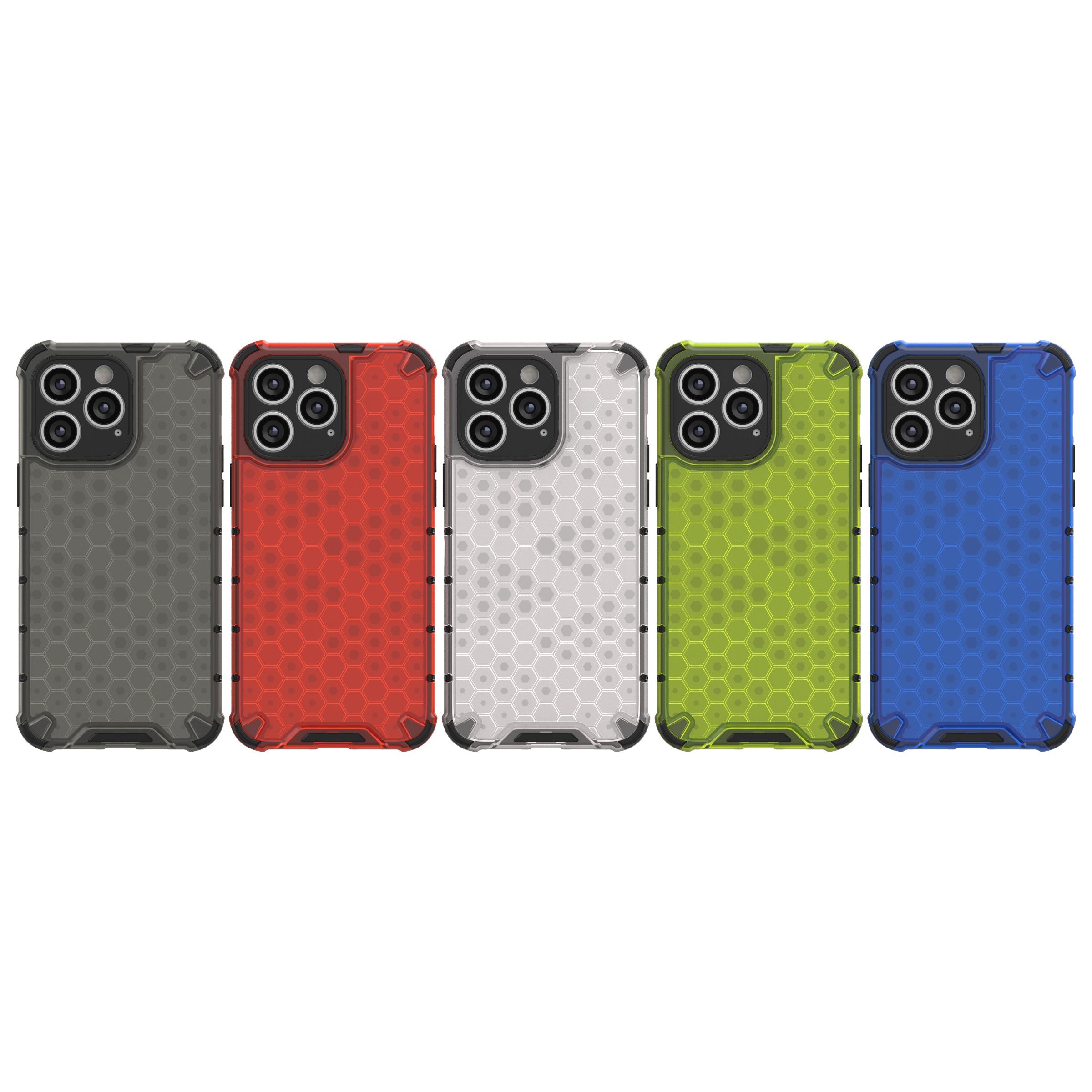 Honeycomb šarvuotas dėklas iPhone 14 Pro Max – juodas