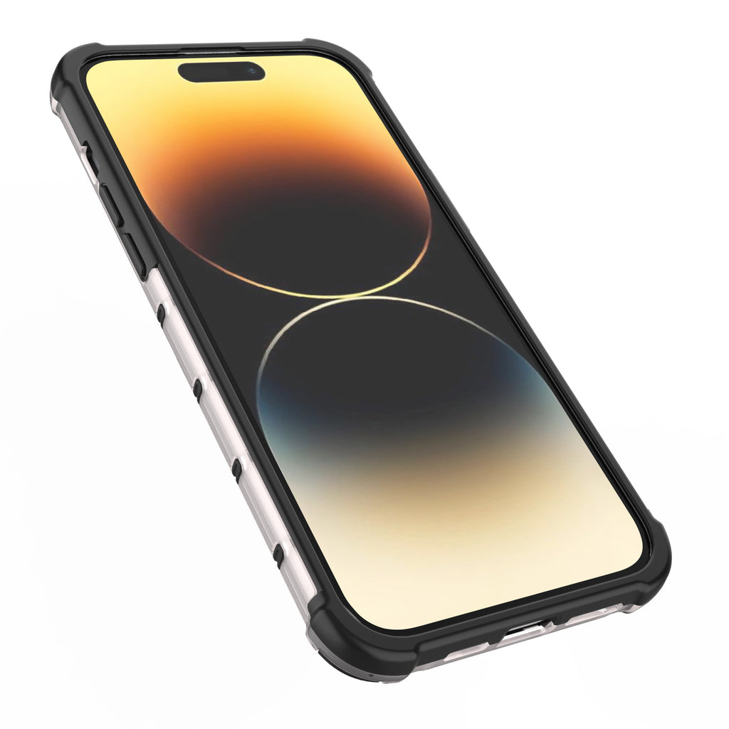 Korėto rašto dėklas iPhone 14 Pro Max – mėlynas
