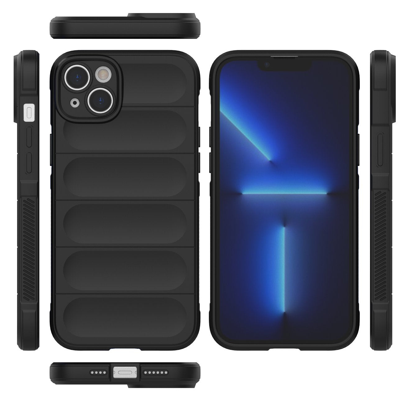 Magic Shield dėklas iPhone 14 Plus – juodas