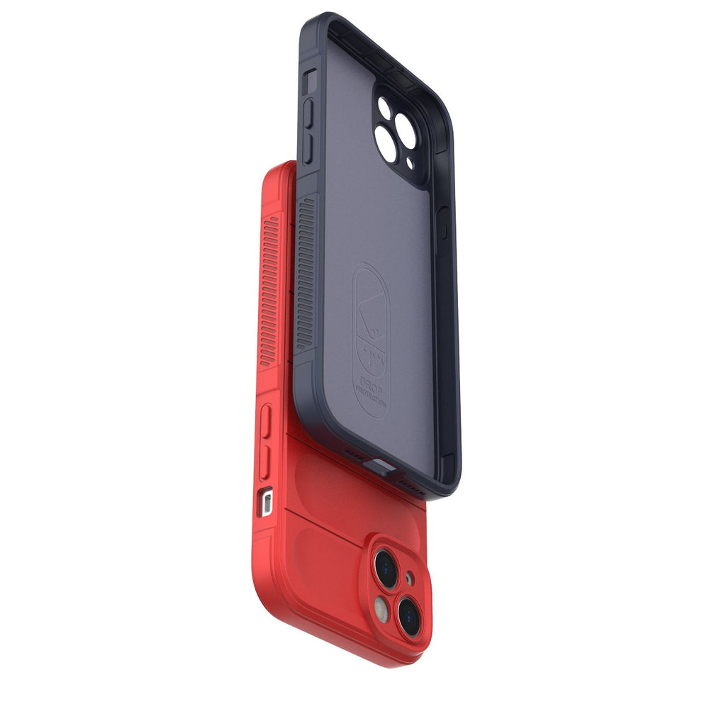 Magic Shield Case šarvuotas dėklas iPhone 14 Plus – raudonas
