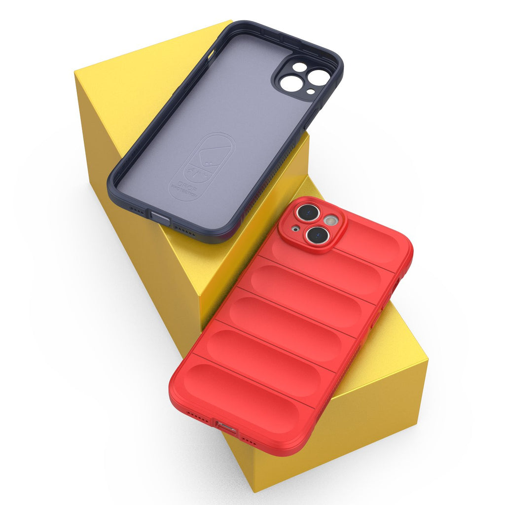 Magic Shield Case šarvuotas dėklas iPhone 14 Plus – raudonas