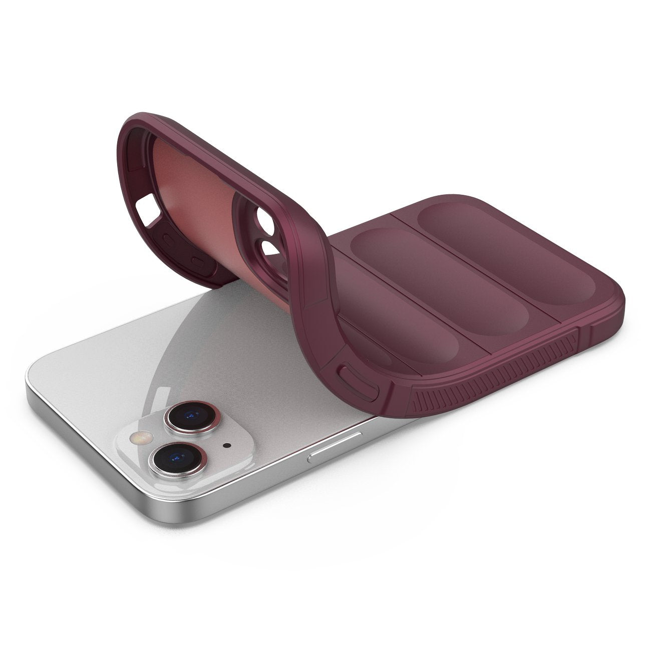 Magic Shield Case dėklas iPhone 14 Plus – bordo