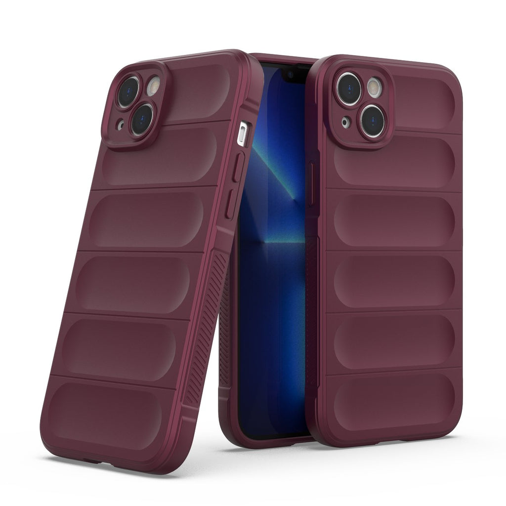 Magic Shield Case dėklas iPhone 14 Plus – bordo
