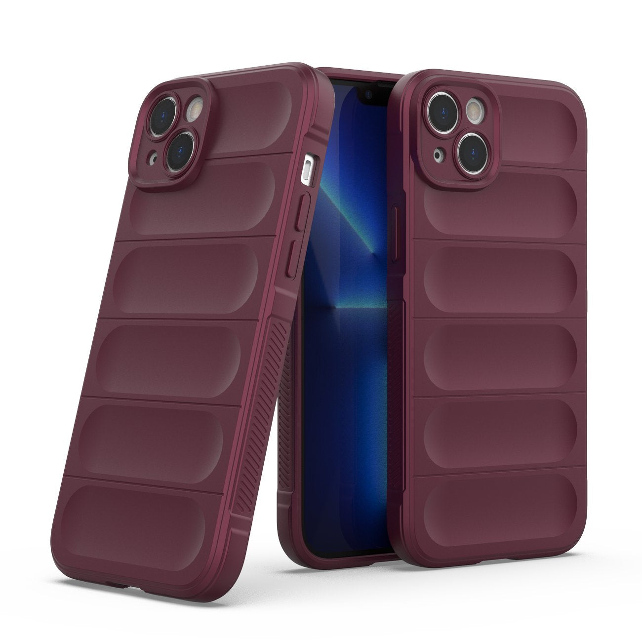 Magic Shield Case dėklas iPhone 14 Plus – bordo