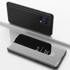 Clear View Case dėklas su atverčiamu dangteliu Oppo Find X5 Pro – juodas -- Oppo Find X5 Pro