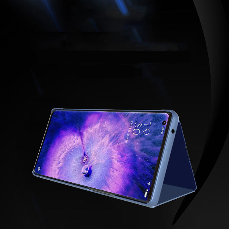 Clear View Case dėklas su atverčiamu dangteliu Oppo Find X5 Pro – juodas -- Oppo Find X5 Pro