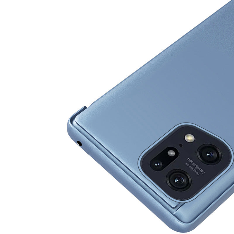 Clear View Case dėklas su atverčiamu dangteliu Oppo Find X5 Pro – juodas -- Oppo Find X5 Pro
