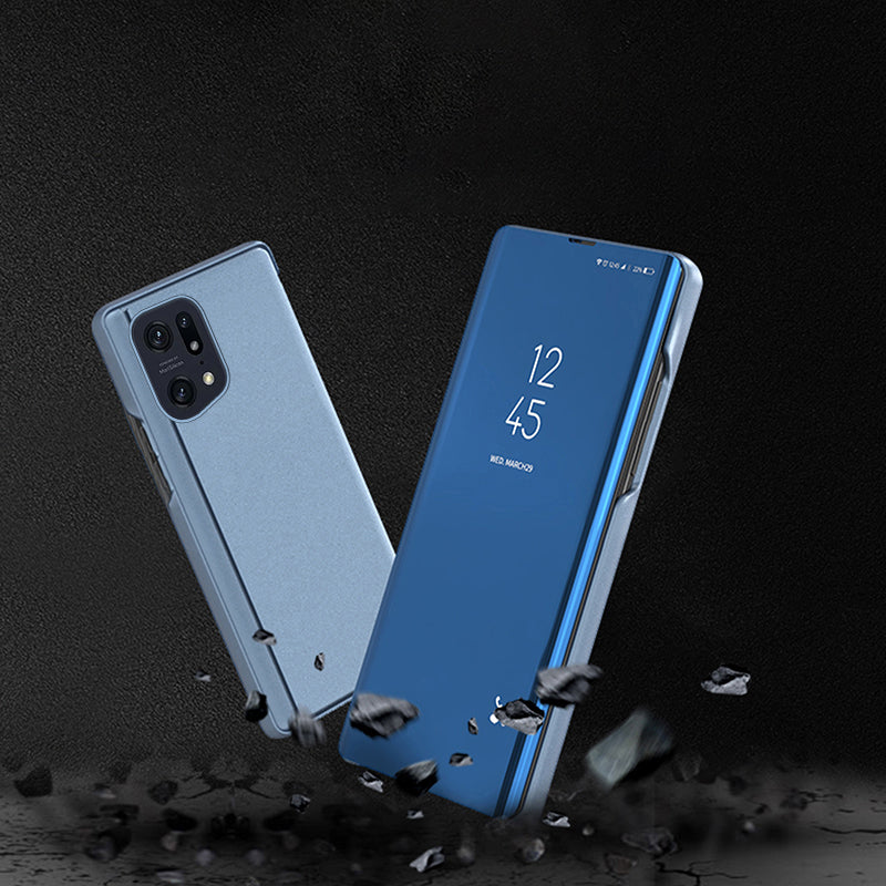 Clear View Case dėklas su atverčiamu dangteliu Oppo Find X5 Pro – juodas -- Oppo Find X5 Pro