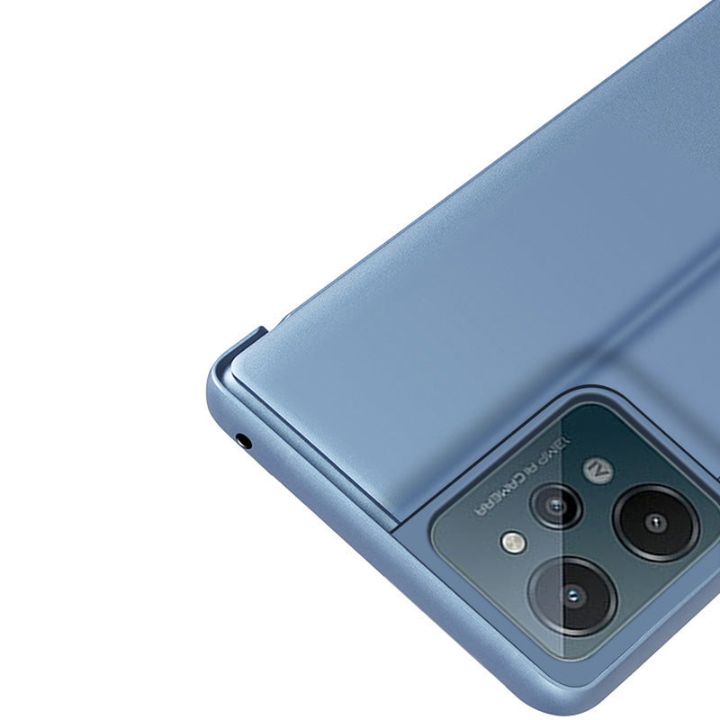 Realme C31 Clear View atverčiamas dėklas – juodas -- Realme C31